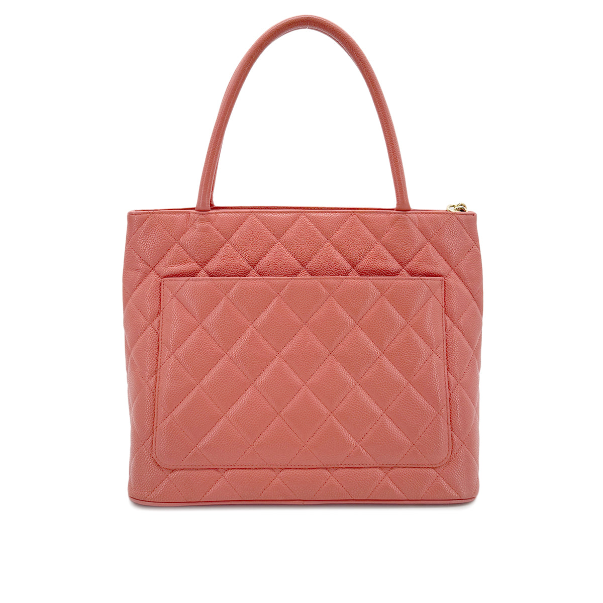 CHANEL VINTAGE MEDALLION TOTE BAG PINK CAVIAR SKIN 90269167