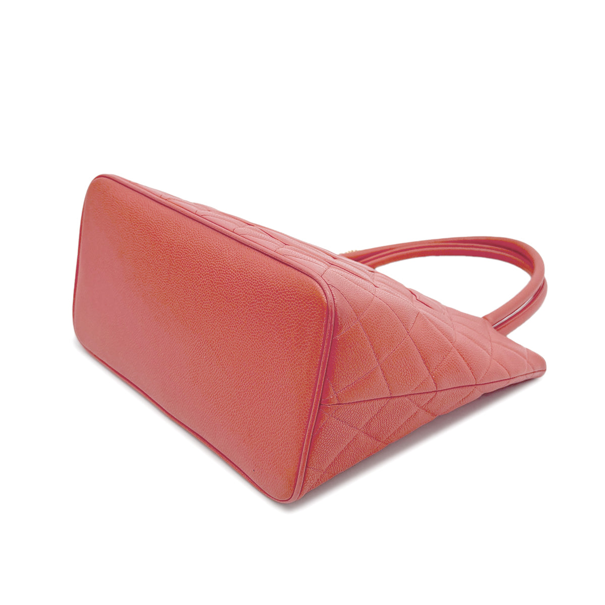 CHANEL VINTAGE MEDALLION TOTE BAG PINK CAVIAR SKIN 90269167