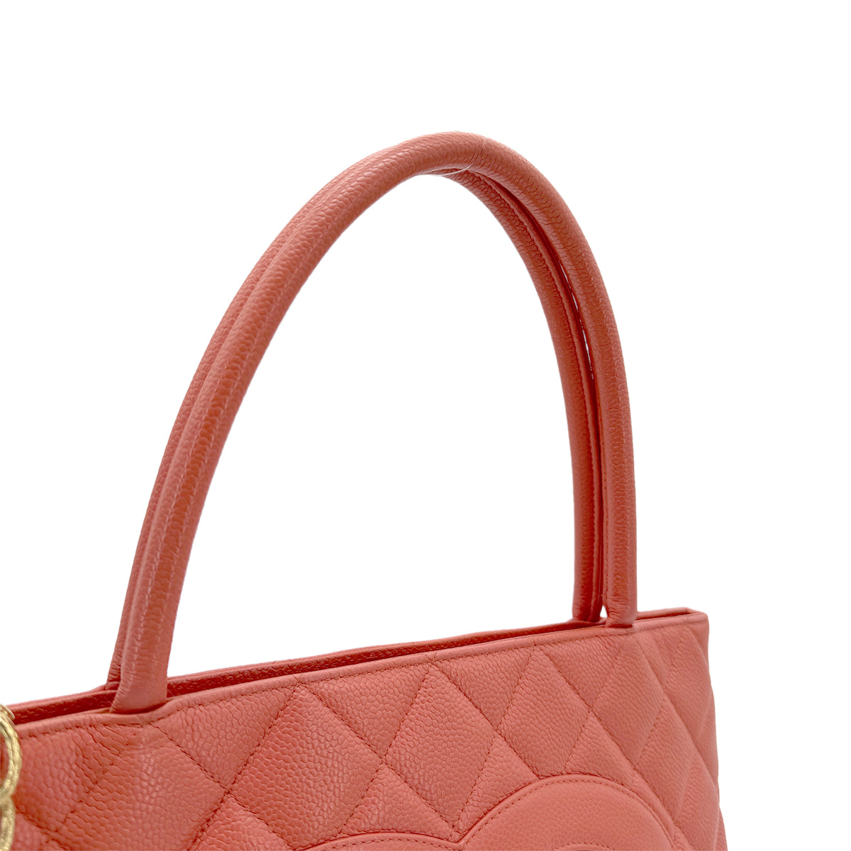CHANEL VINTAGE MEDALLION TOTE BAG PINK CAVIAR SKIN 90269167