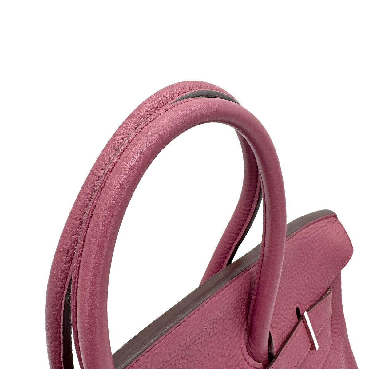 HERMES BIRKIN 35 BOIS DE ROSE TAURILLON CLEMENCE HAND BAG □O SHW 90269174