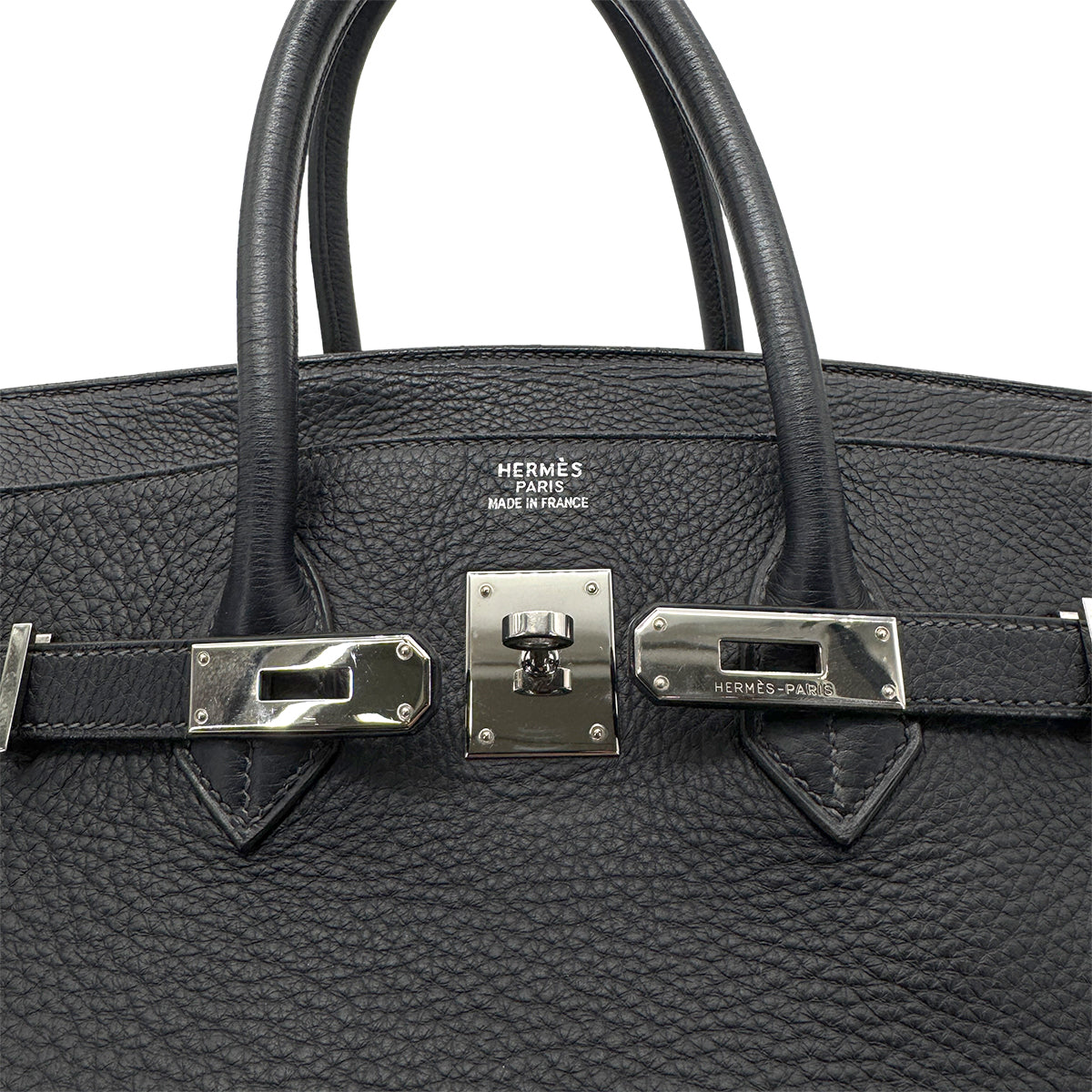 HERMES BIRKIN 35 BLUE INDIGO TOGO HAND BAG □G SHW 90269180
