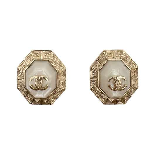 CHANEL EARRINGS STONE COCOMARK ACCESSORY B16C 90269251