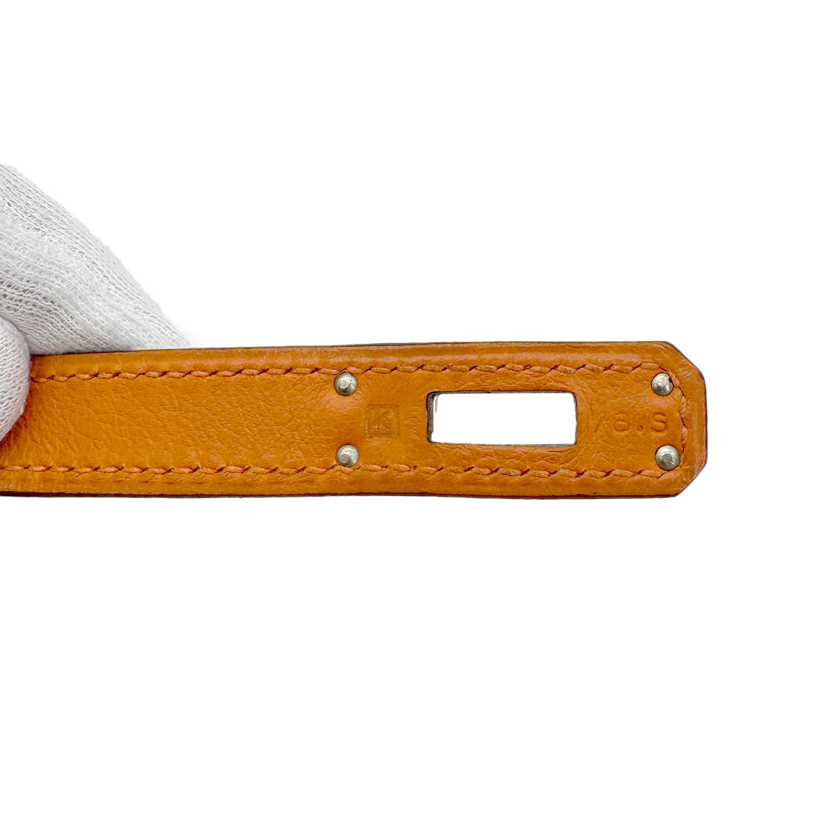 HERMES KELLY CUT ORANGE EVERCOLOR HAND BAG □K SHW 90269588