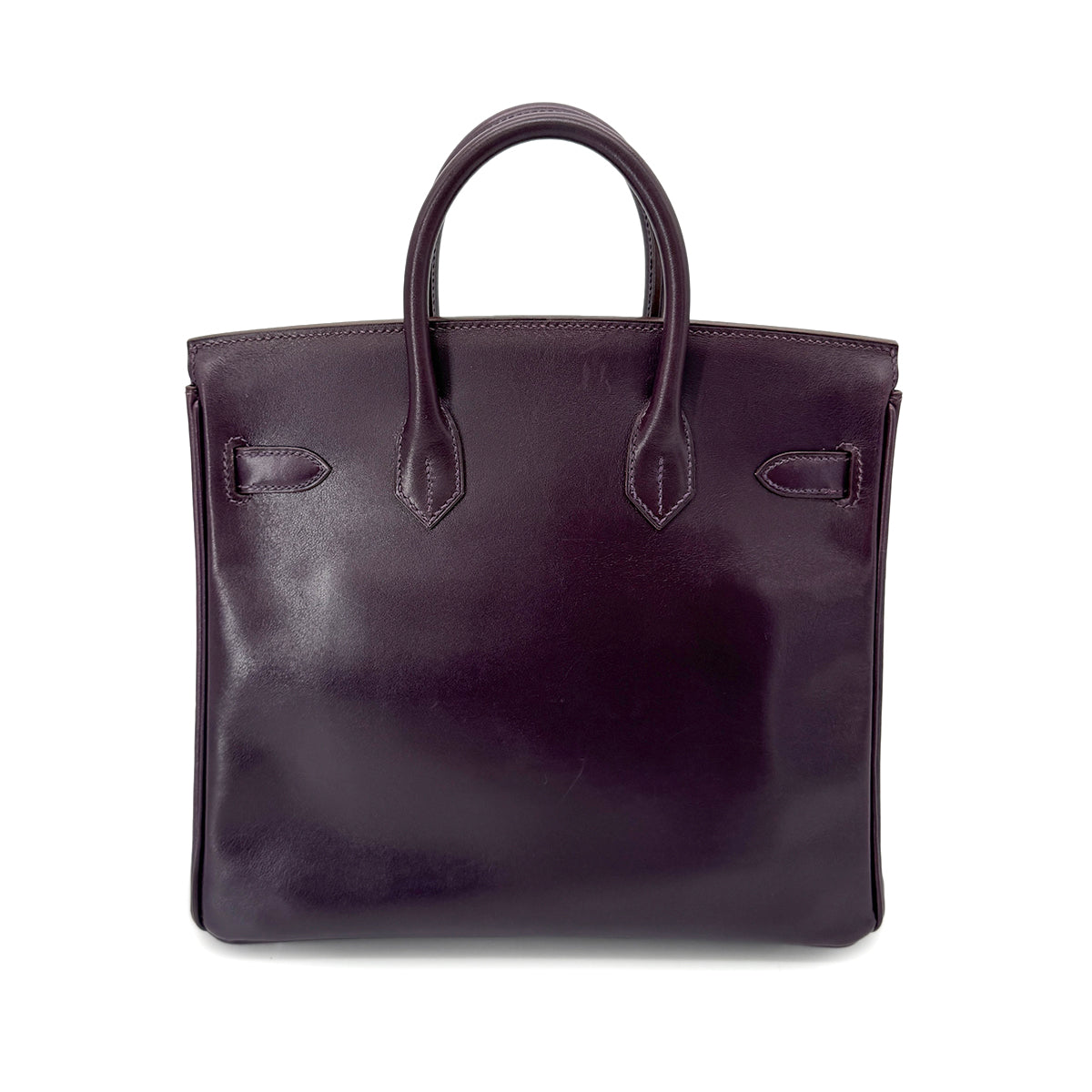 HERMES HAUT A COURROIES 28 CASSIS BOX CALF HAND BAG ▢L SHW 90269591