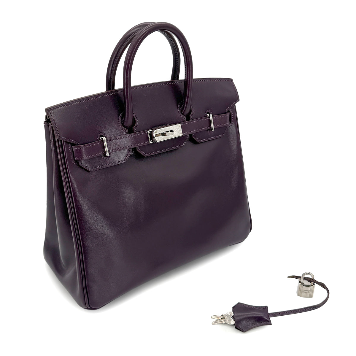 HERMES HAUT A COURROIES 28 CASSIS BOX CALF HAND BAG ▢L SHW 90269591