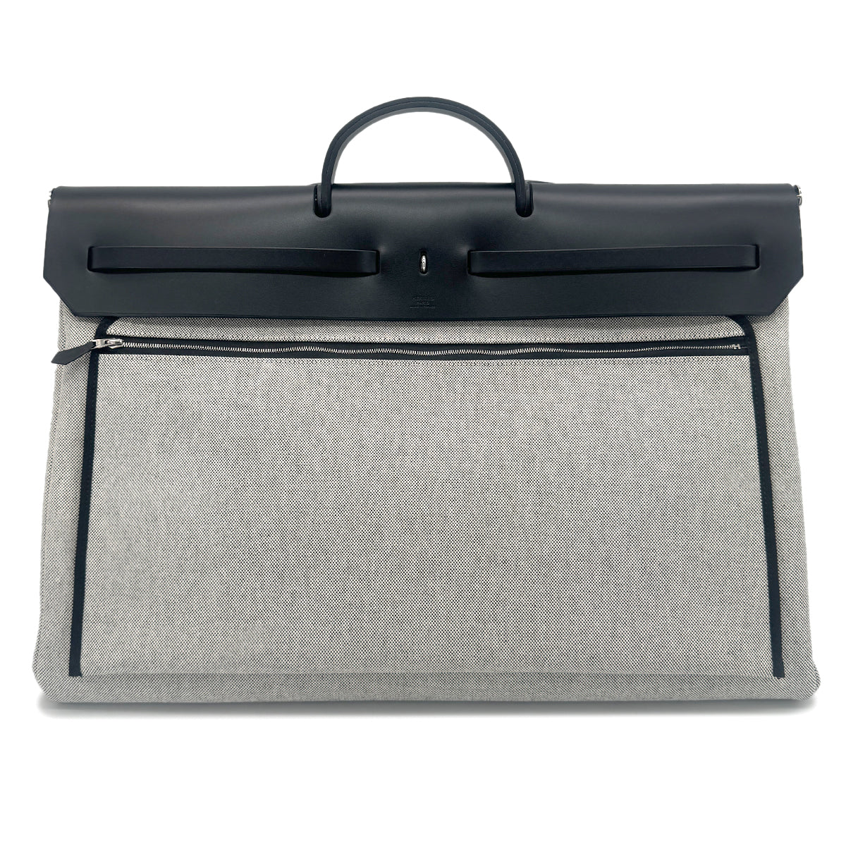 HERMES HER BAG ZIP 50 CIRCUIT 24 FAUBOURG TOILE H TOTE SHOULDER BAG U 90269593