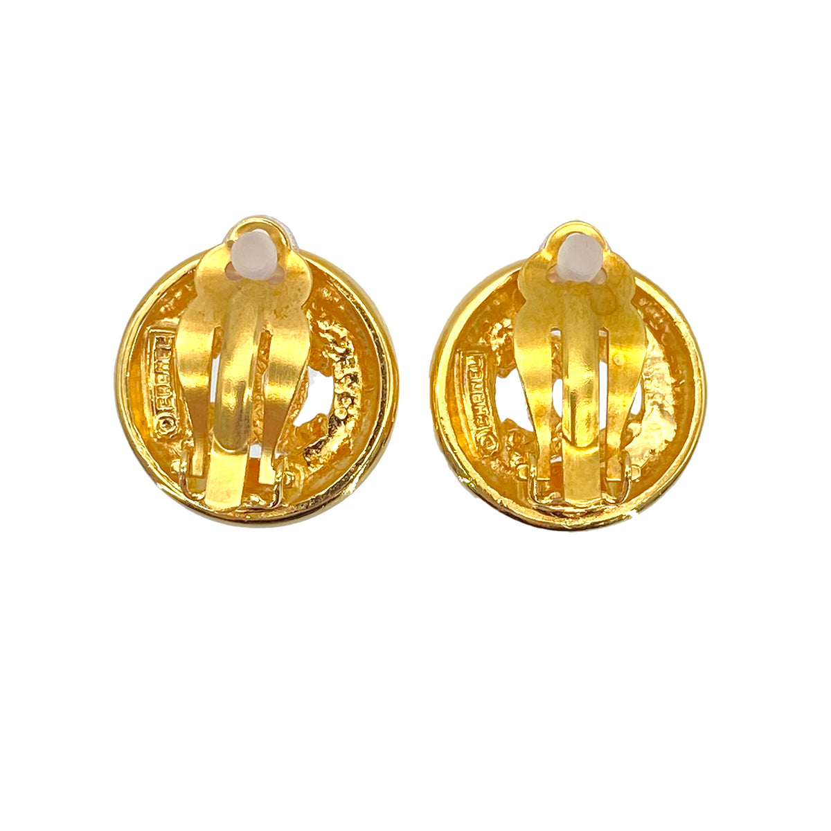CHANEL VINTAGE EARRINGS ROUND COCOMARK ACCESSORY 90269672