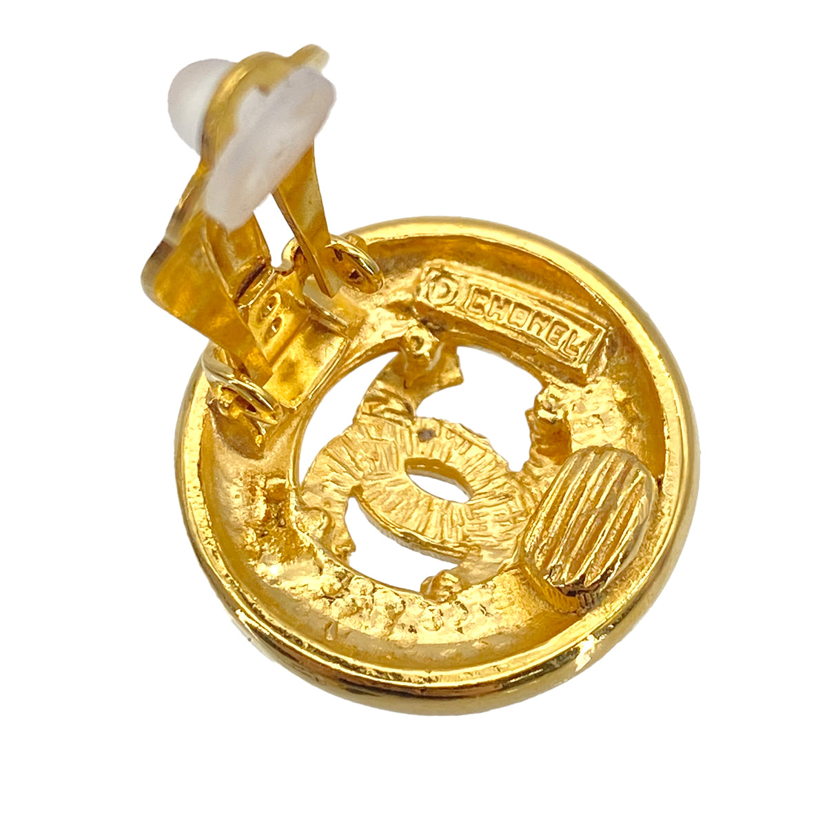 CHANEL VINTAGE EARRINGS ROUND COCOMARK ACCESSORY 90269672