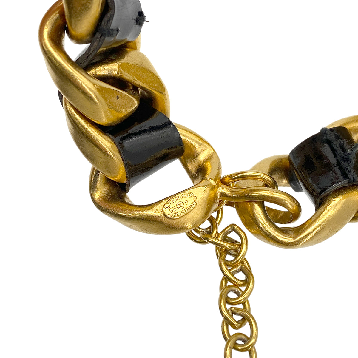 CHANEL VINTAGE BRACELET COCOMARK LINESTONE ACCESSORY 95P 90269680