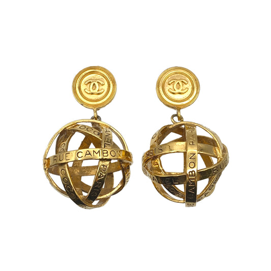 CHANEL VINTAGE EARRINGS CAMBON ACCESSORY 90269682