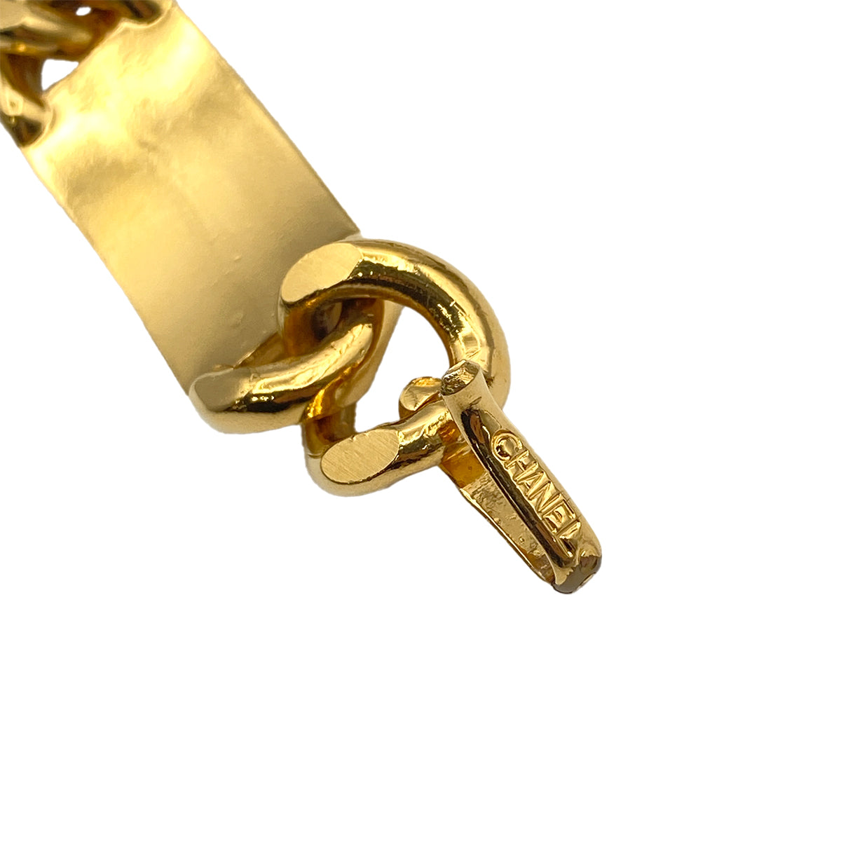 CHANEL VINTAGE CHAIN BELT LEATHER COCOMARK ACCESSORY 90269693