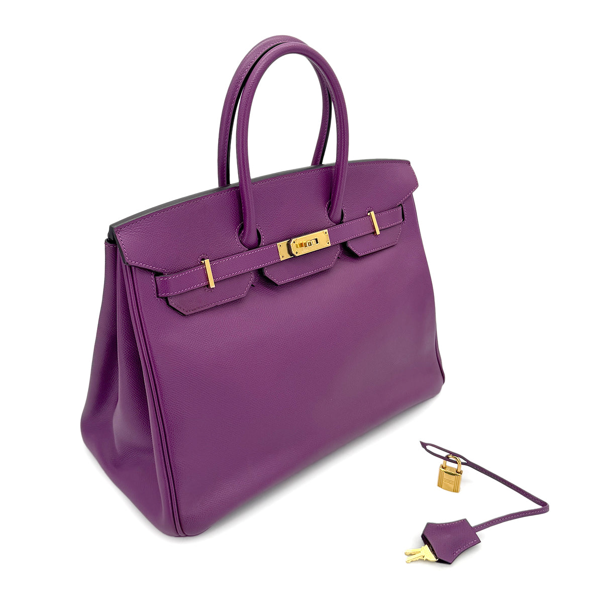 HERMES BIRKIN 35 ANEMONE EPSOM HAND BAG D GHW 90269829