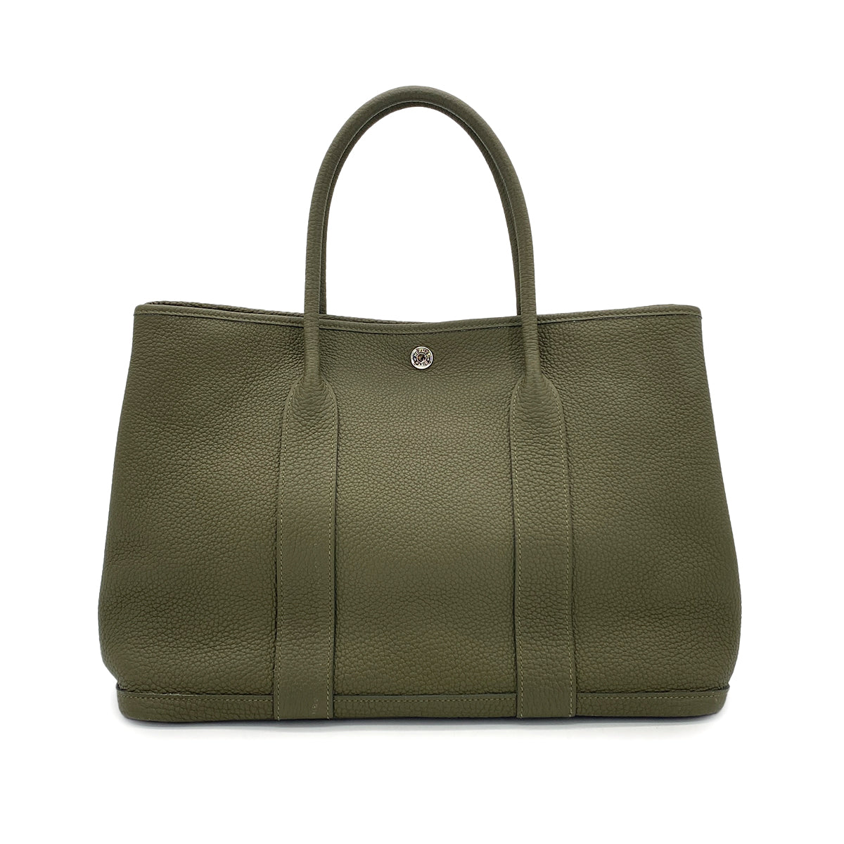 HERMES GARDEN PARTY PM CANOPEE VEAU NEGONDA TOTE BAG Y 90269847