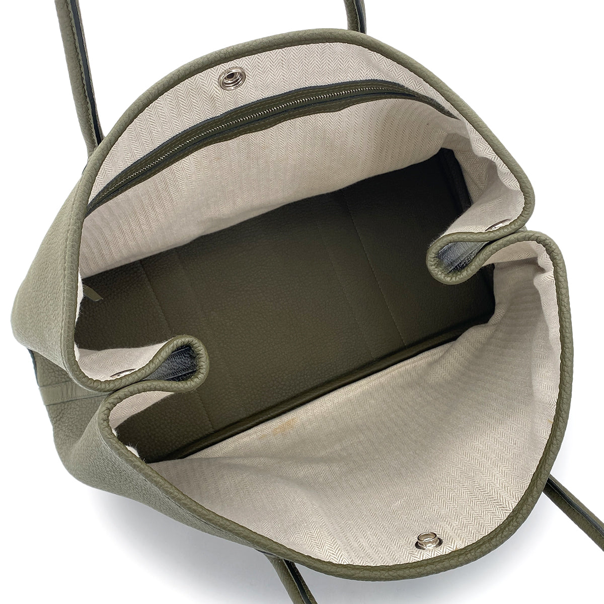 HERMES GARDEN PARTY PM CANOPEE VEAU NEGONDA TOTE BAG Y 90269847