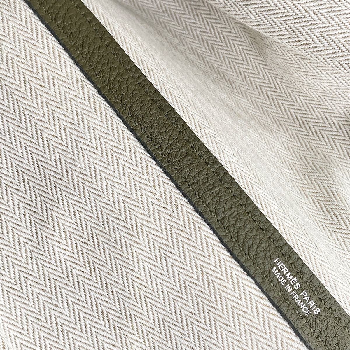 HERMES GARDEN PARTY PM CANOPEE VEAU NEGONDA TOTE BAG Y 90269847