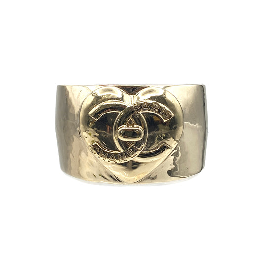 CHANEL BANGLE HEART TURN LOCK COCOMARK ACCESSORY S B22B 90269852