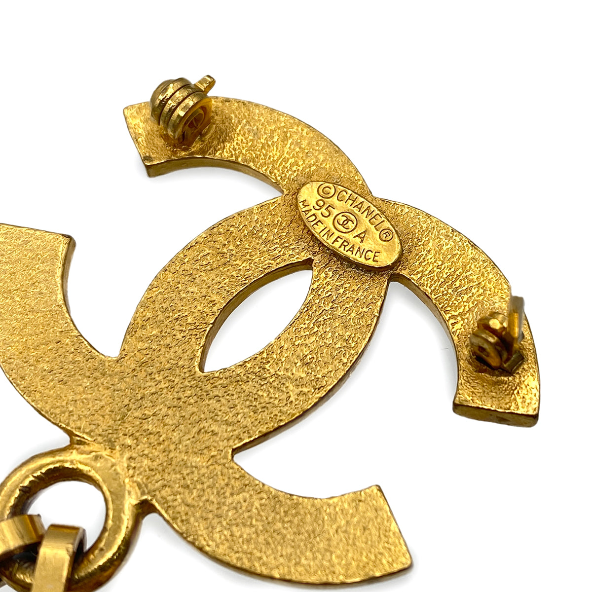 CHANEL VINTAGE MATELASSE COCOMARK BROOCH ICON CHARM ACCESSORY 95A 90269866