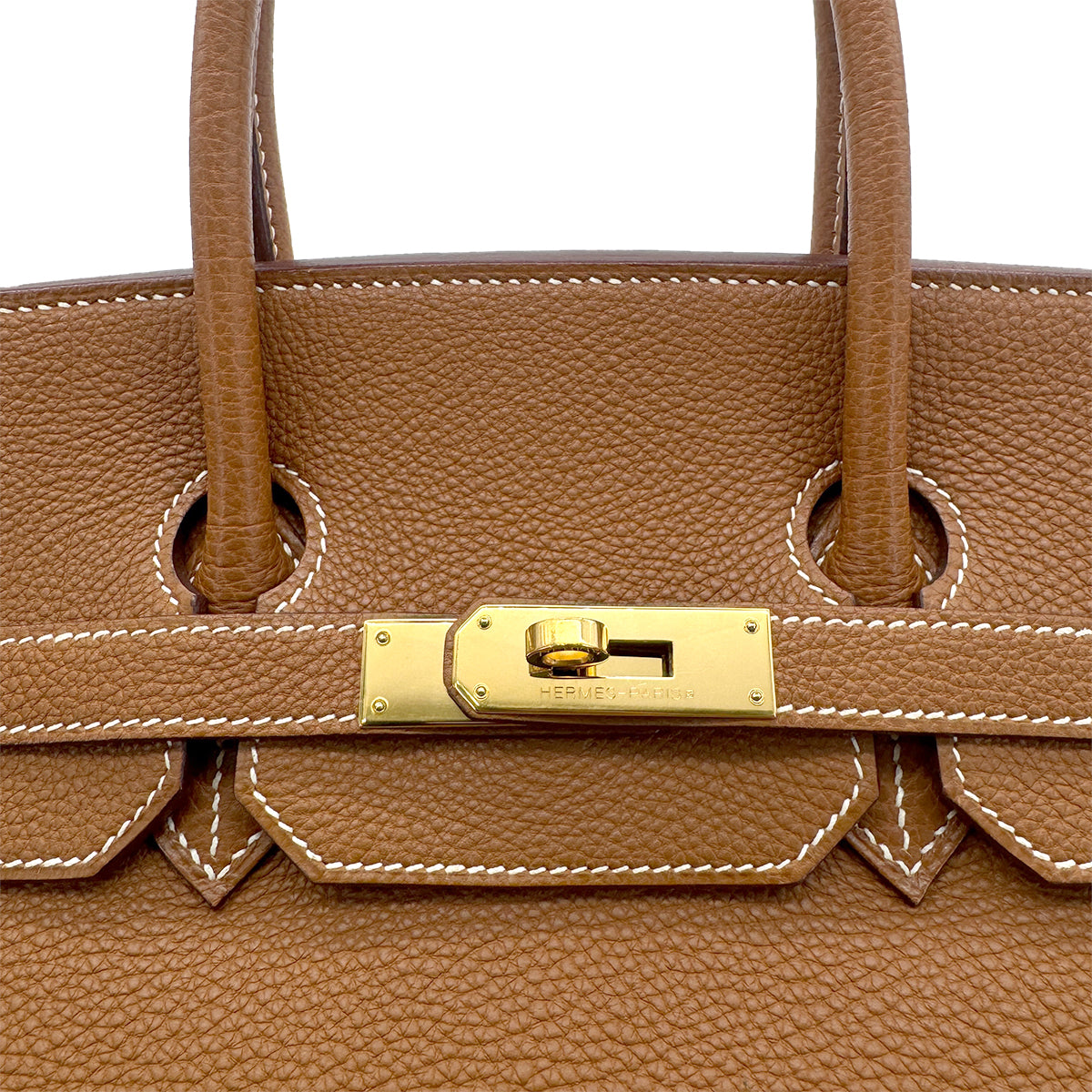 HERMES BIRKIN 35 GOLD TOGO HAND BAG □J GHW 90269881