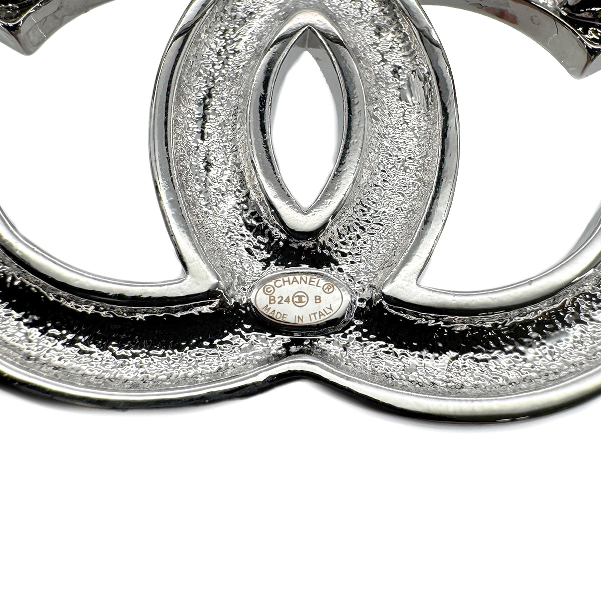 CHANEL BROOCH COCOMARK SILVER ACCESSORY B24B 90269898