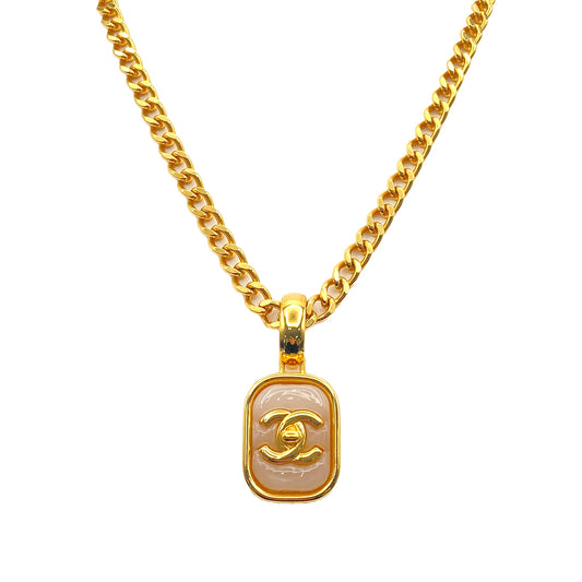 CHANEL VINTAGE NECKLACE COCOMARK TURN LOCK ACCESSORY 97P 90269907