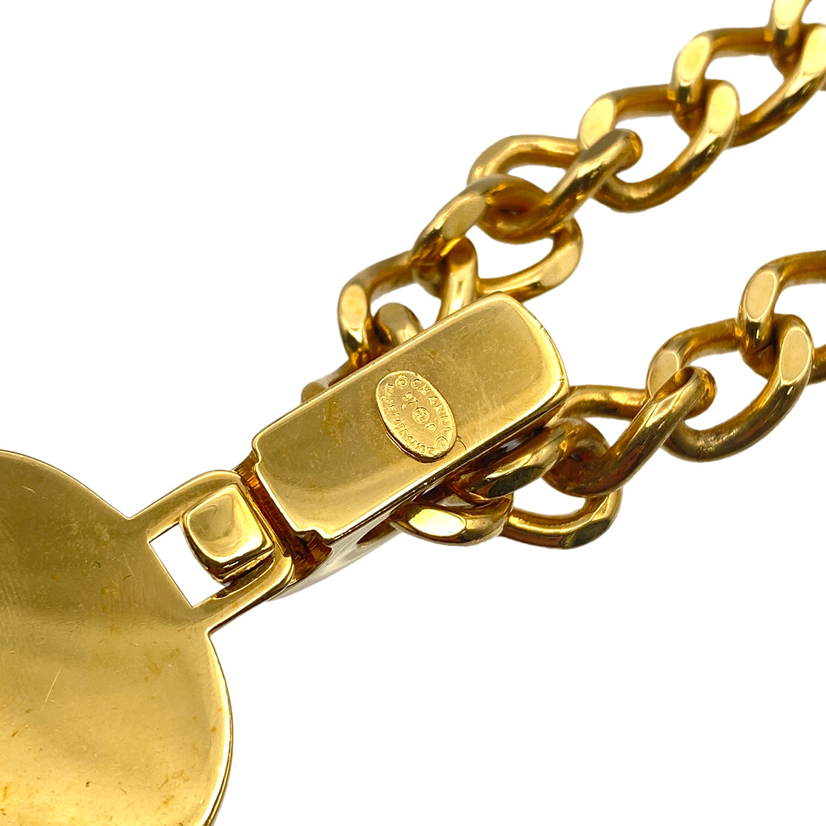 CHANEL VINTAGE NECKLACE COCOMARK TURN LOCK ACCESSORY 97P 90269907