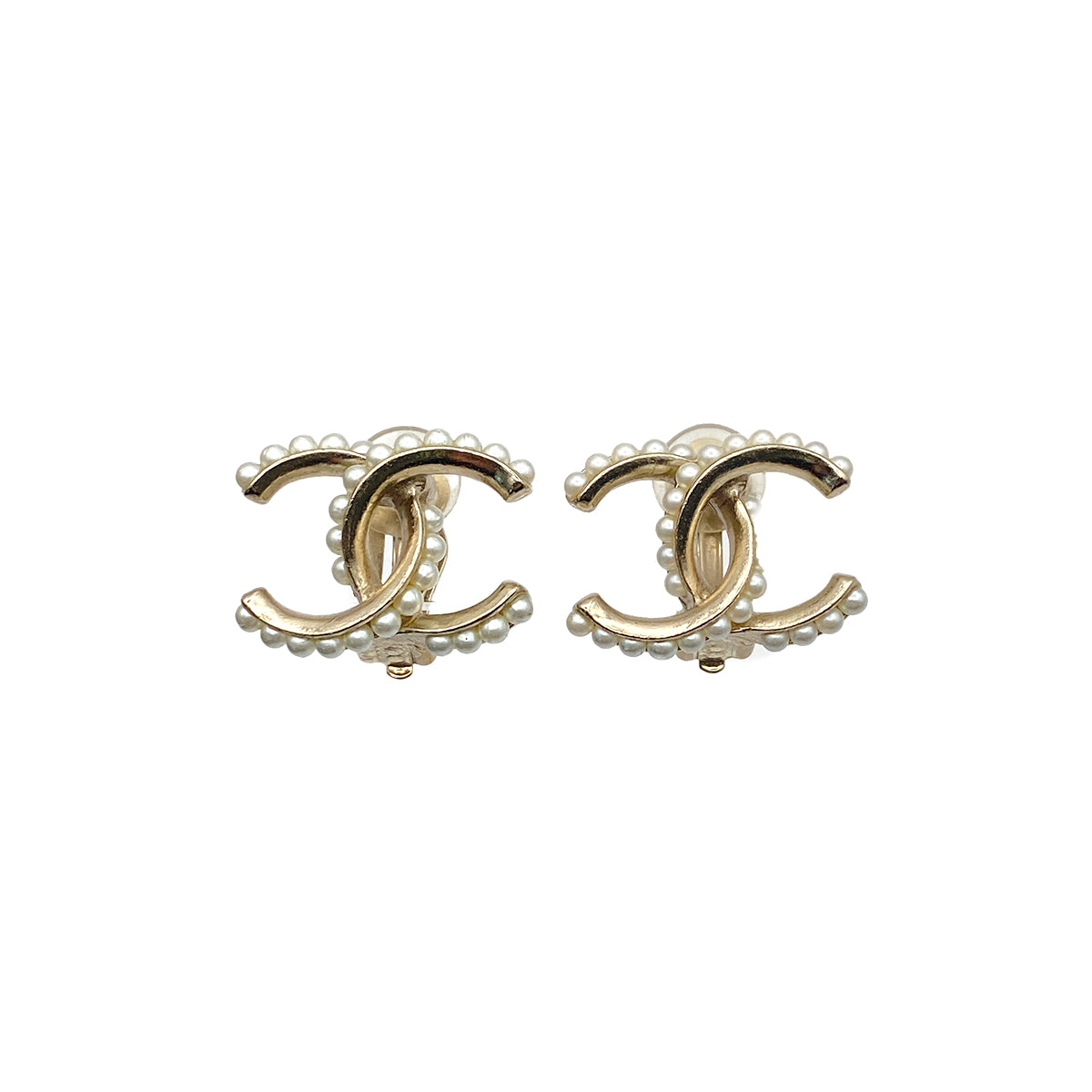 CHANEL EARRINGS COCOMARK FAUX PEARL ACCESSORY A13B 90269931