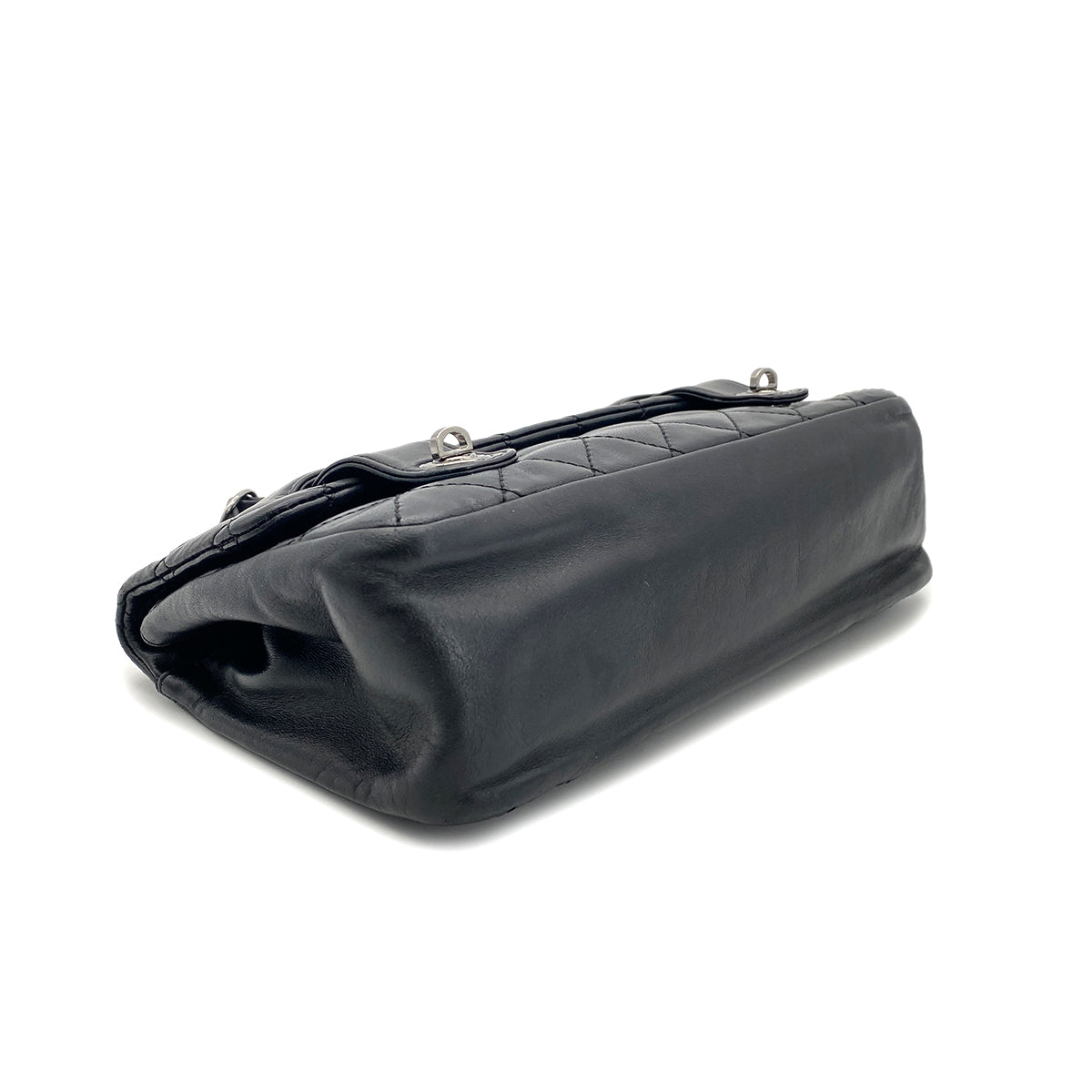 CHANEL MATELASSE 2WAY CHAIN SHOULDER BAG BLACK LAMB SKIN 90269937