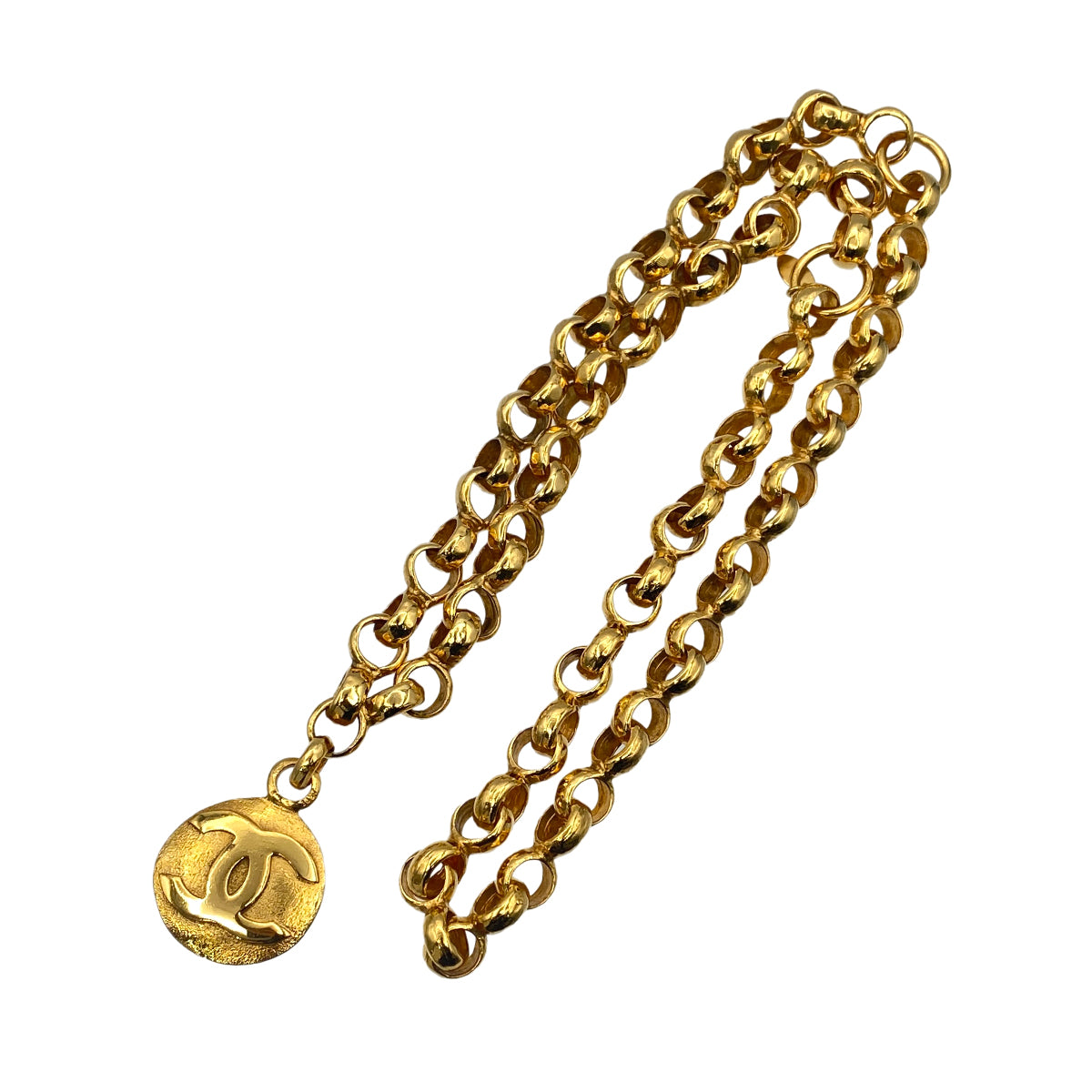 CHANEL VINTAGE NECKLACE COCOMARK ACCESSORY 93P 90270332