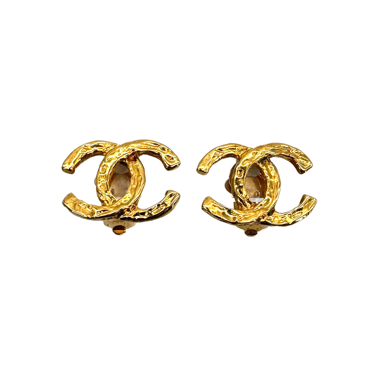 CHANEL VINTAGE EARRINGS COCOMARK ACCESSORY 93P 90270333