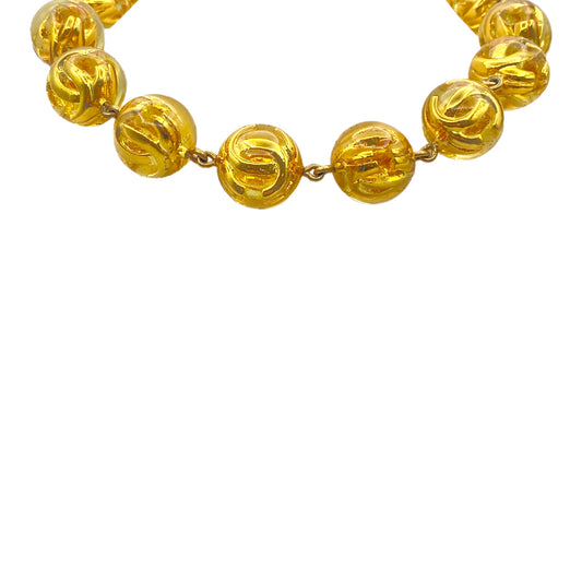 CHANEL VINTAGE NECKLACE COCOMARK BALL CHAIN ACCESSORY 25 90270346