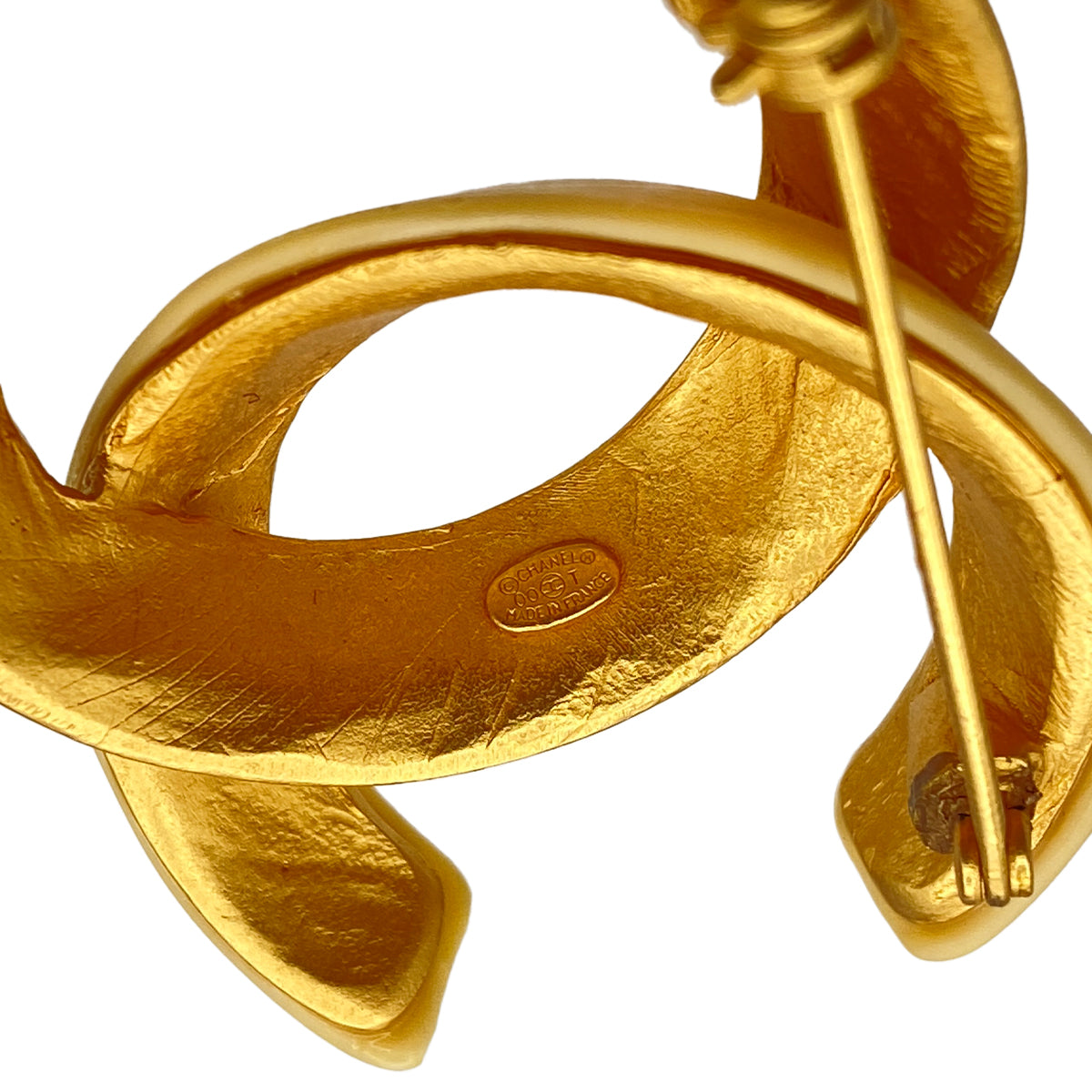 CHANEL VINTAGE COCOMARK BROOCH GOLD ACCESSORY 00T 90270347