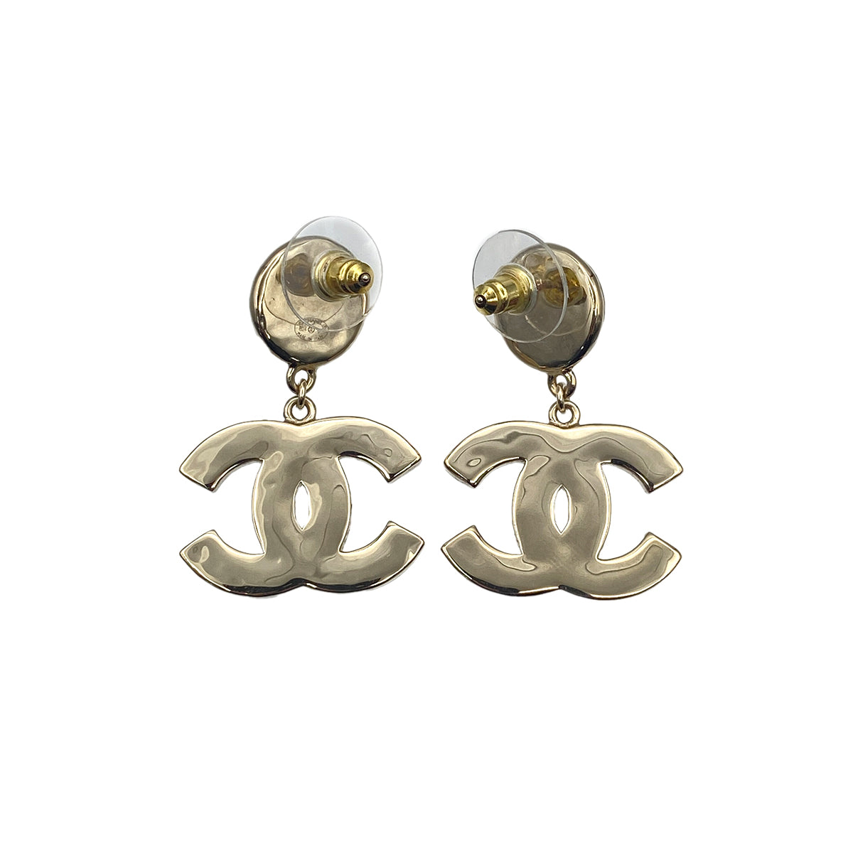 CHANEL EARRINGS COCOMARK FAUX PEARL SWING ACCESSORY B24V 90270359