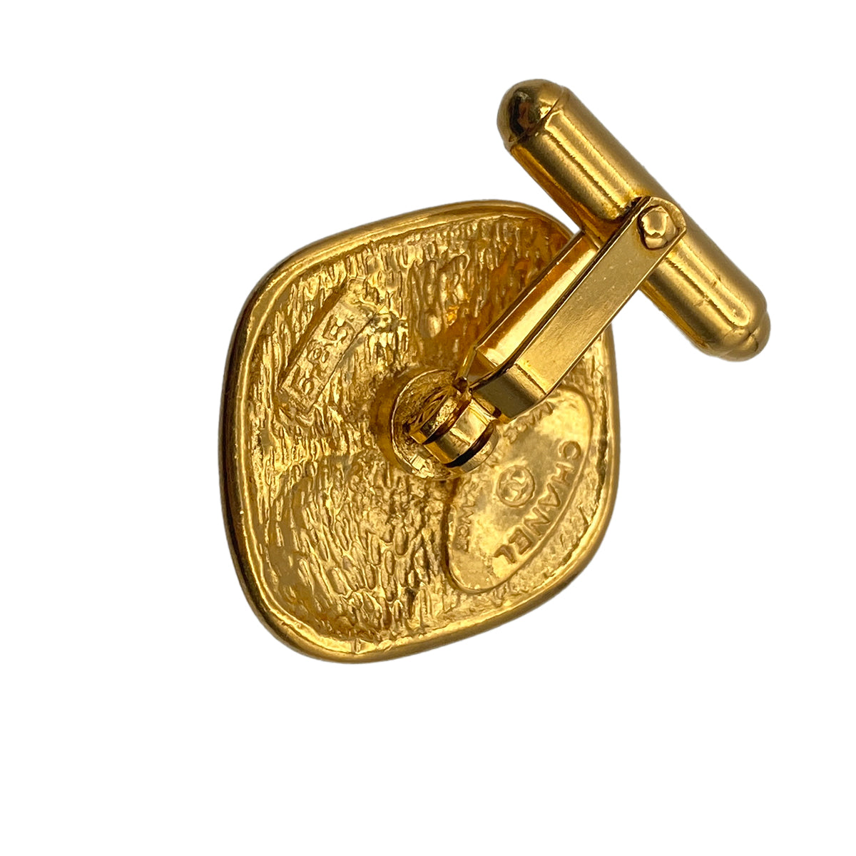 CHANEL VINTAGE CUFFLINKS GOLD ACCESSORY 90270375