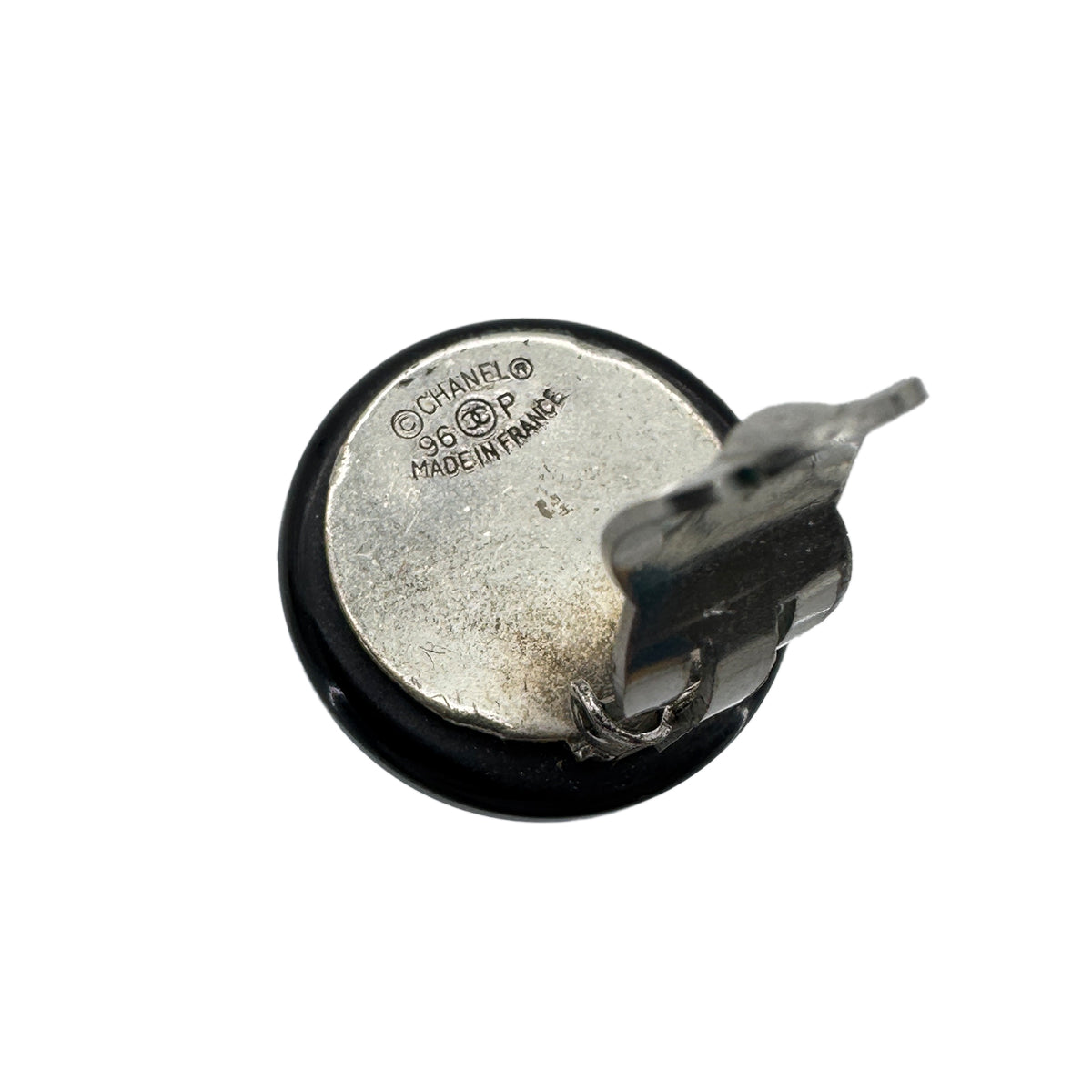 CHANEL VINTAGE EARRINGS ROUND COCOMARK ACCESSORY 96P 90270386