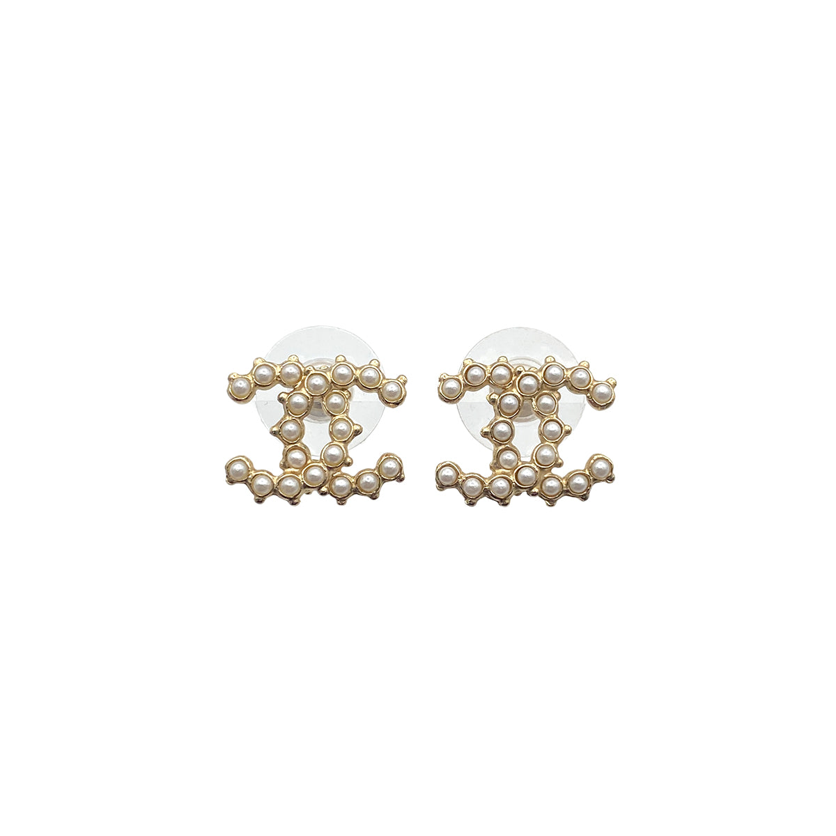 CHANEL EARRINGS COCOMARK FAUX PEARL ACCESSORY A18A 90270390