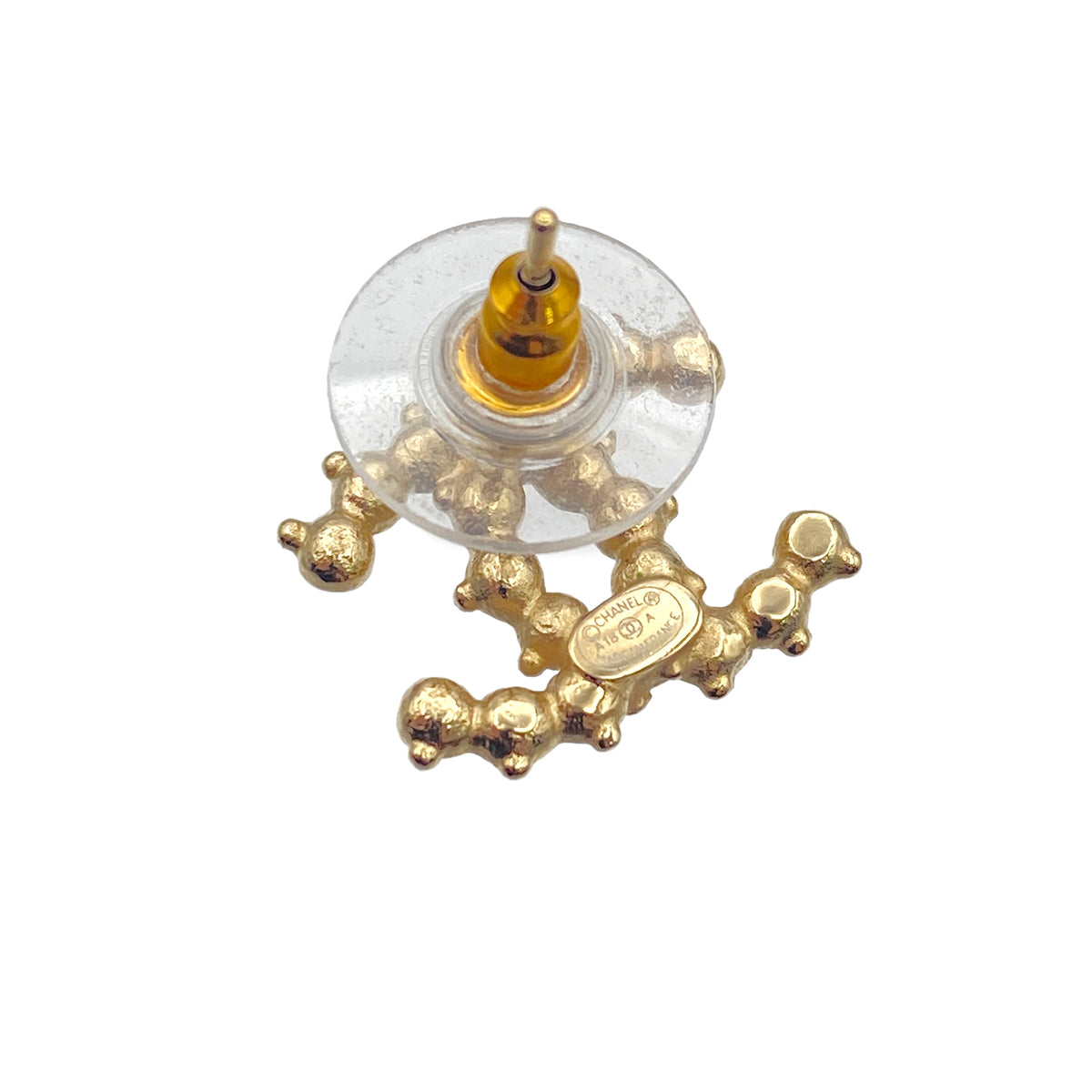 CHANEL EARRINGS COCOMARK FAUX PEARL ACCESSORY A18A 90270390