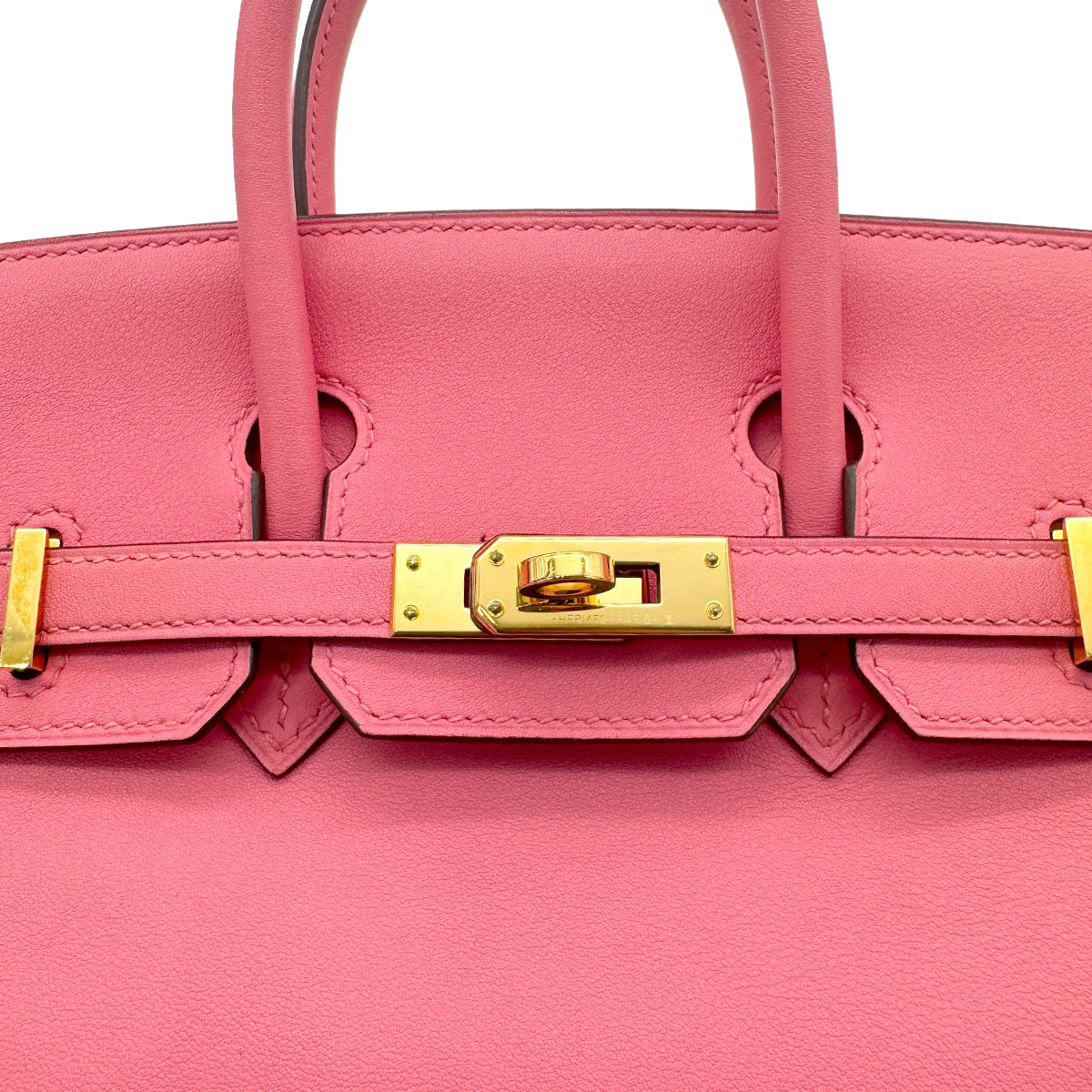 HERMES BIRKIN 25 ROSE AZALEE SWIFT HAND BAG A GHW 90270713