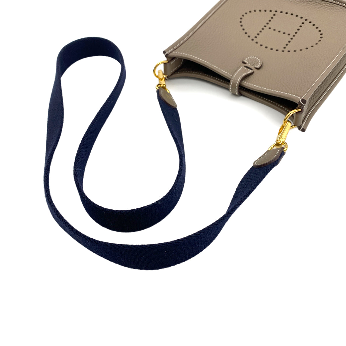 HERMES EVELYNE TPM AMAZON ETOUPE TAURILLON CLEMENCE SHOULDER BAG B 90270794