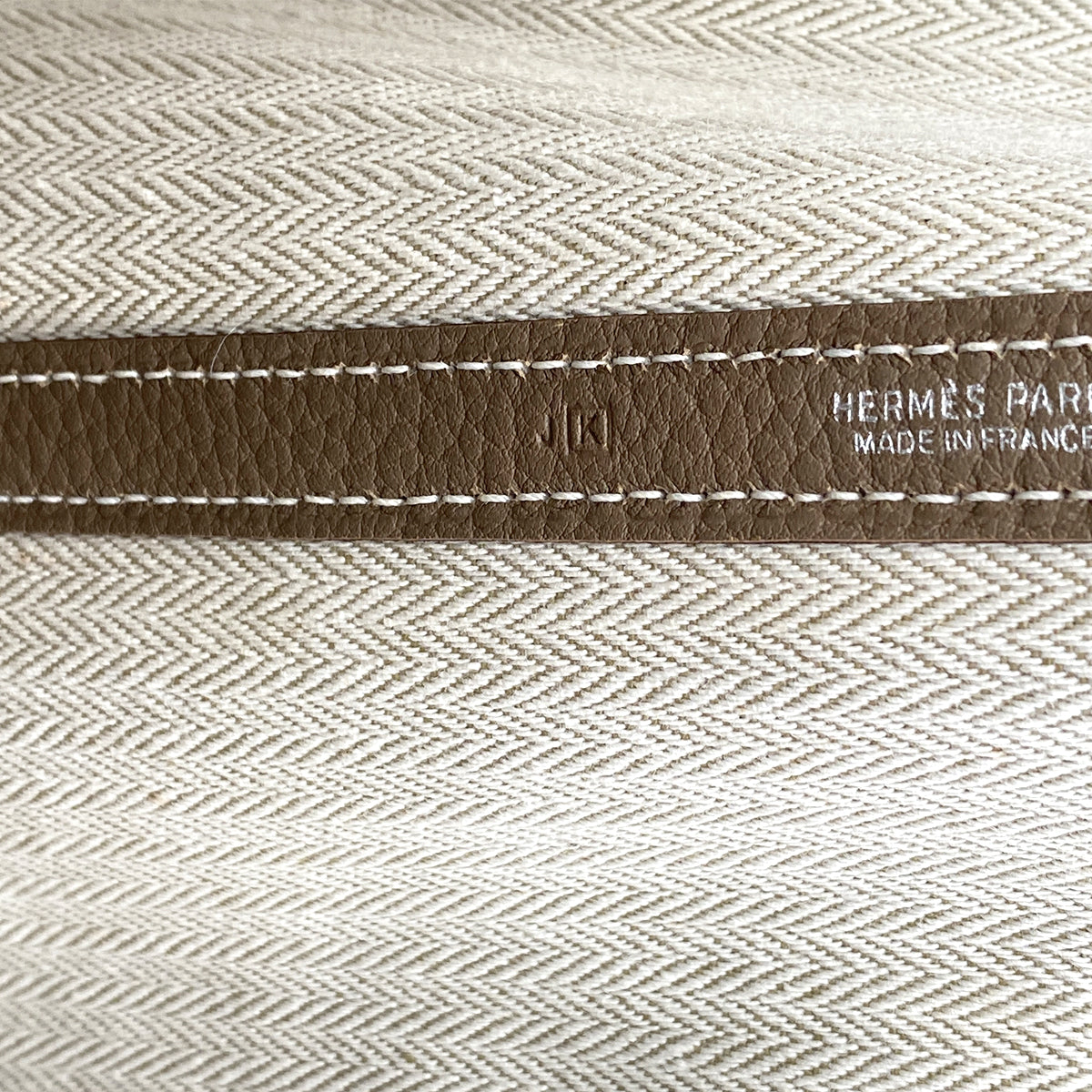 HERMES GARDEN PARTY PM ETOUPE VEAU NEGONDA TOTE BAG □K 90270803