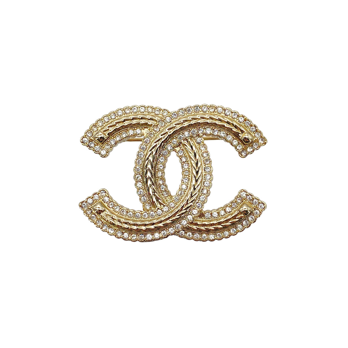 CHANEL COCOMARK BROOCH RHINESTONE ACCESSORY B24K 90270825