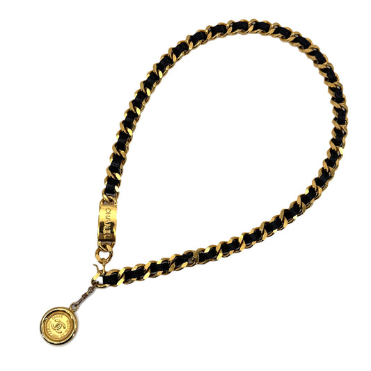 CHANEL VINTAGE CHAIN BELT COCOMARK ACCESSORY 90270879