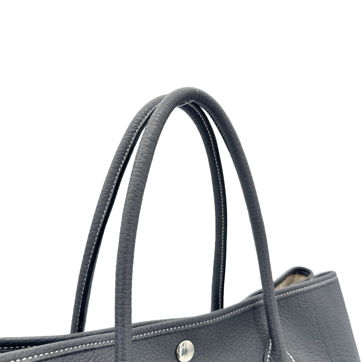 HERMES GARDEN PARTY PM GRAPHITE VEAU NEGONDA TOTE BAG □K 90269842