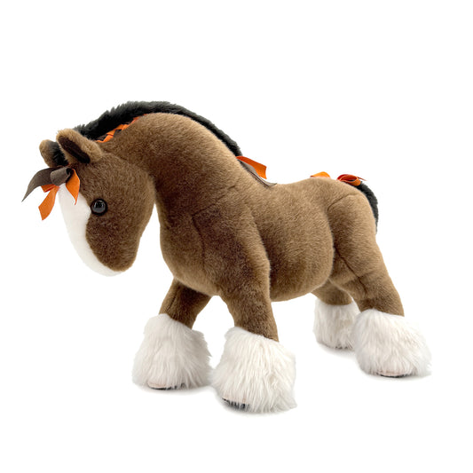 HERMES HERMY PM HORSE NATURAL ACRYLIC POLYESTER STUFFED TOY 90271296