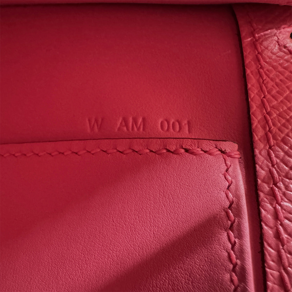 HERMES KELLY POCHETTE SELLIER ROSE AZALEE VEAU EPSOM W 90271297