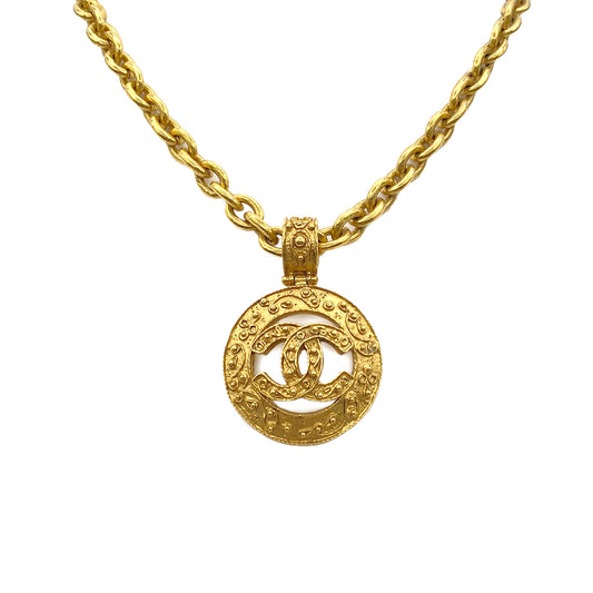 CHANEL VINTAGE NECKLACE COCOMARK ACCESSORY 94A 90271300
