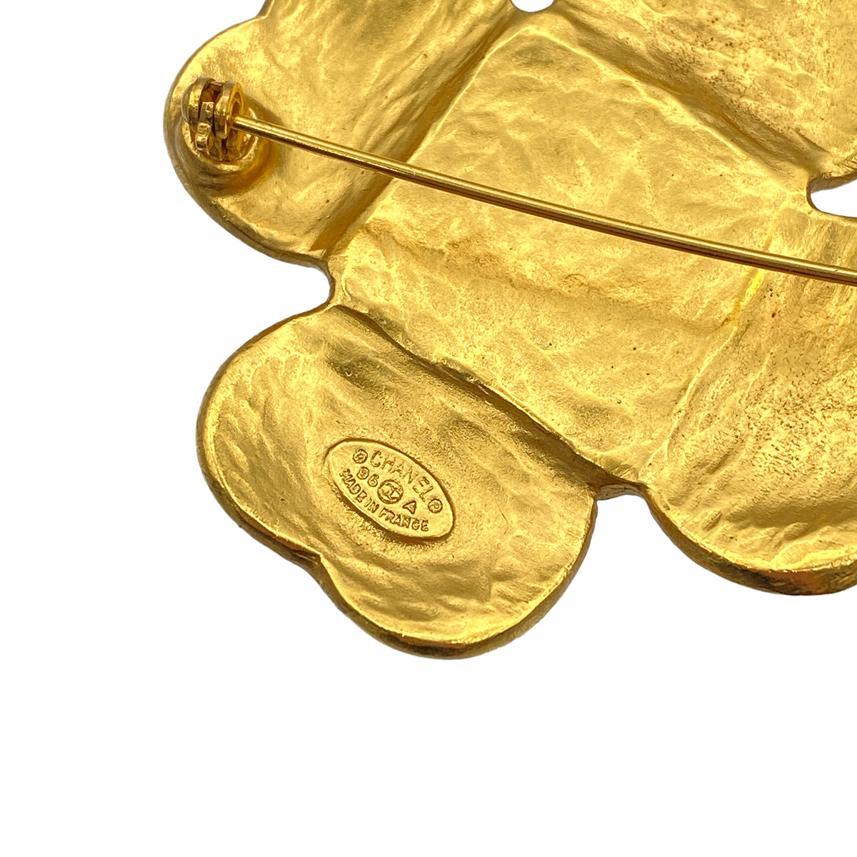 CHANEL VINTAGE COCOMARK BROOCH FAKE PEARL ACCESSORY 96A 90271304