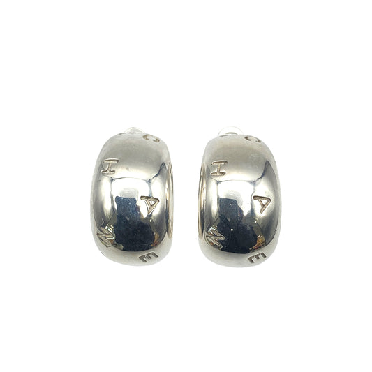 CHANEL VINTAGE EARRINGS LOGO SV925 ACCESSORY 90271306