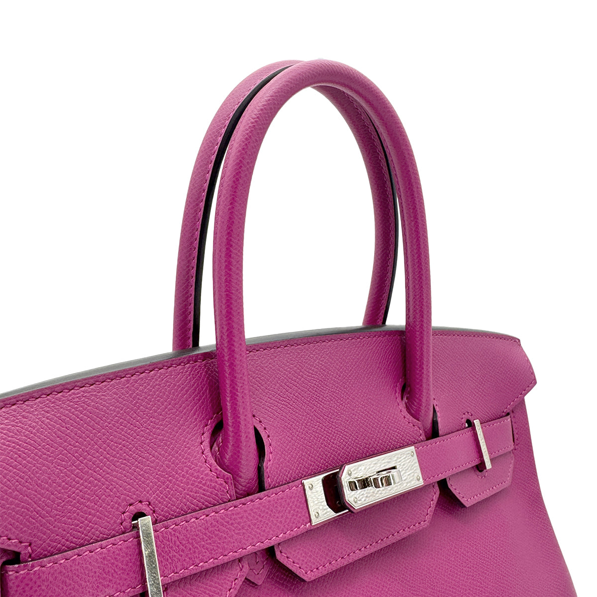 HERMES BIRKIN 30 ROSE POURPRE VEAU EPSOM HAND BAG C SGW 90271382