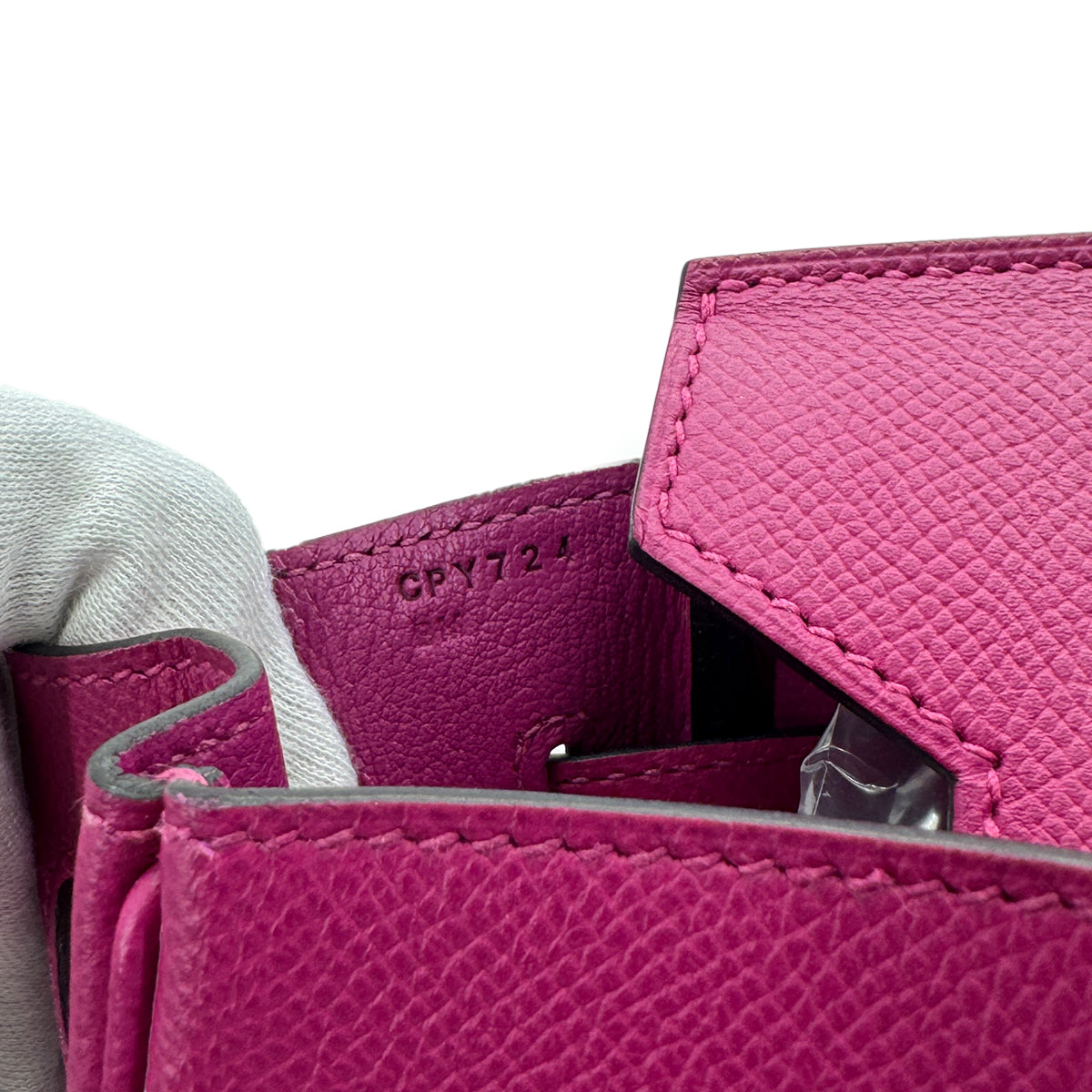 HERMES BIRKIN 30 ROSE POURPRE VEAU EPSOM HAND BAG C SGW 90271382