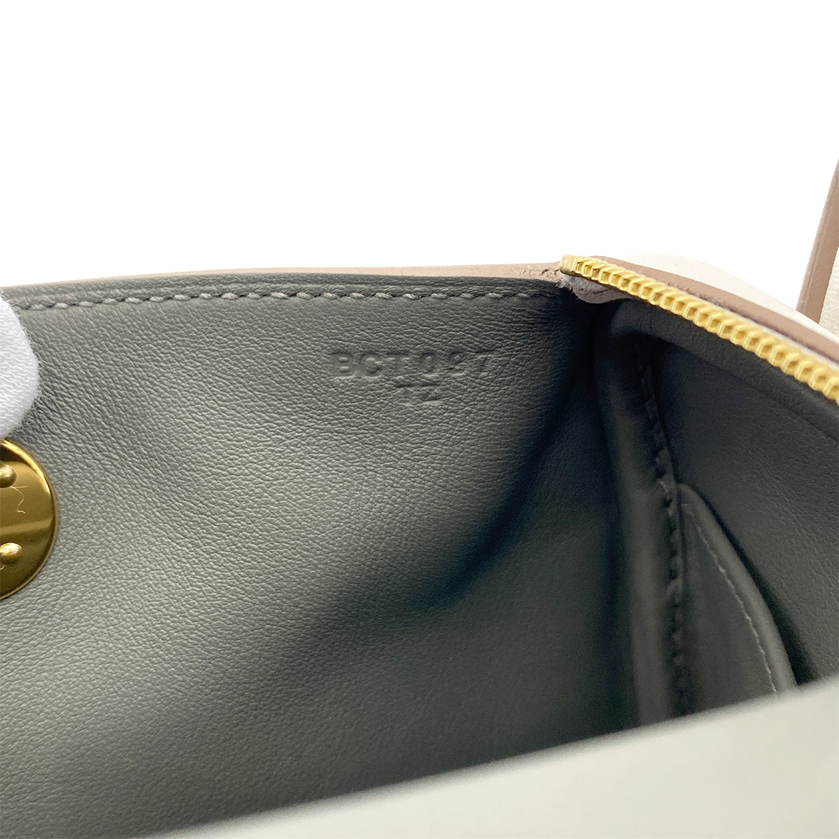 HERMES LINDY MINI 20 VERSO GRIS PERLE GRIS MEYER SWIFT SHOULDER BAG B GHW 90271383